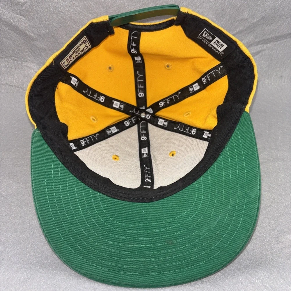 Seattle Super Sonics‎ NBA New Era 9fifty Snapback Cap Hat Hardwood Classics EUC